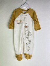 Disney Baby Winnie the Pooh Footed One Piece Bodysuit Romper 3-6 Months