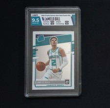 2020-21 Panini Donrus Optic Basketball LaMelo Ball Rated Rookie HGA 9.5 Gem Mint