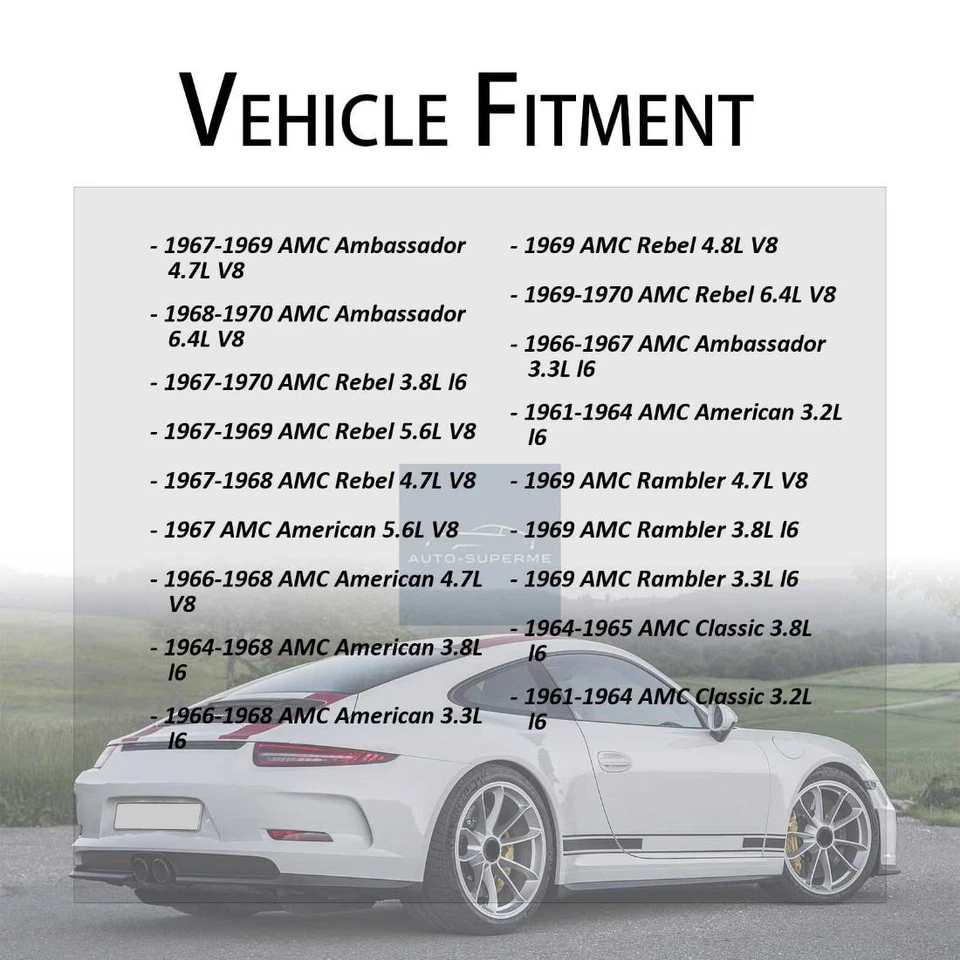 Termostato refrigerante motor moto para AMC Concord 3,8 L 1978 Foto 4 de 4