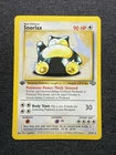 Pokemon Card - Snorlax Jungle 27/64 Rare 1st Edition LP Non Holo