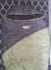 VANGO NITESTAR 250 SLEEPING BAG with LEFT ZIPPER SIZE L - FOREST GREEN, GREY