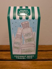 NIB Mario Badescu Coconut Body 3pc Travel Tri...