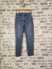 American Eagle Jeans Womens 00 Short High Rise Relaxed Mom Medium Wash Denim