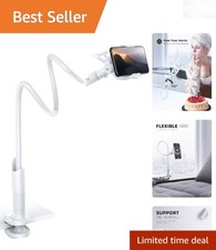 Gooseneck Phone Holder for Bed Desk Mount 4-7 inch Smartphones Adjustable Alu...
