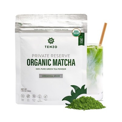 Tenzo Matcha Green Tea Powder - First Harvest USDA Organic Ceremonial Grade -...