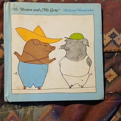 Mr. Brown and Mr. Gray Hardcover Illustrated William Wondriska Holt 1968