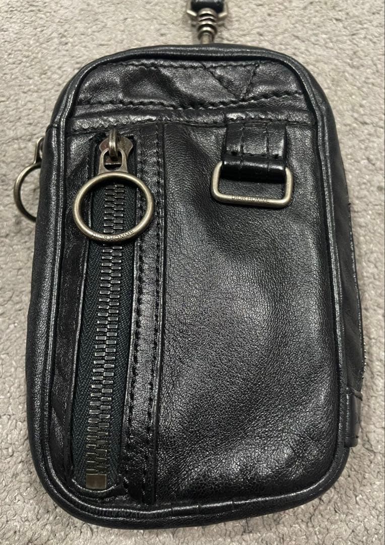 Dior Homme Deville Leather Pouch Black Hedi Slimane Era Archive