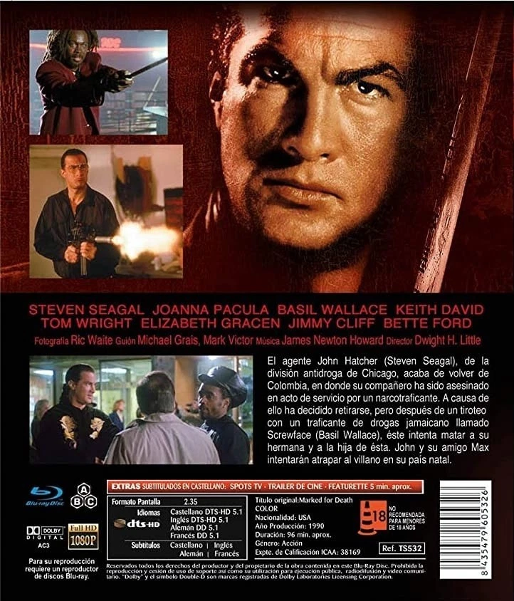 Señalado Por La Muerte [Blu-ray] (1990) Marked for Death - Image 2 of 4