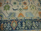Turkish Oushak Rug,Modern Multicolored Handmade Bohemian Rug 8x10 Ft — photo 6