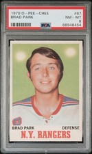 1970 O-Pee-Chee #67 Brad Park RC PSA 68948454, New York Rangers