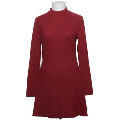 Halara, Rollkragenkleid, Größe: M, Rot, Elasthan/Polyester, Einfarbig #arX