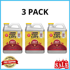 Purina Tidy Cats 24/7 Performance Clumping Cat Litter 20 lb Jug, 3 Pack