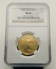 1993 1/2 oz American Gold Eagle MS-69 NGC #A060