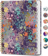 2026 Planner, Weekly and Monthly Calendar Planner Book, January 2026 - December