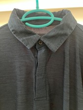 Polo Shirt for MEN Long Sleeve Size: L Navy