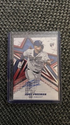 2026 Topps Series 1 Cody Freeman (RC) Baseball Stars Auto Texas Rangers
