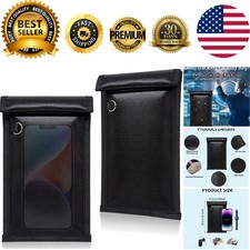 Fireproof  Waterproof Faraday Bags - 2 Pack Anti-Theft Signal Blocker Pouch