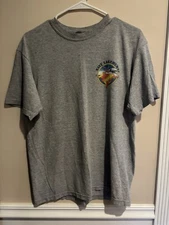 Navy Lakehurst Grey T Shirt Gildan Ultra Cotton Medium