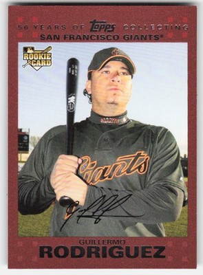 Guillermo Rodriguez Rookie 2007 Topps Update #UH194 Copper #/56 56815