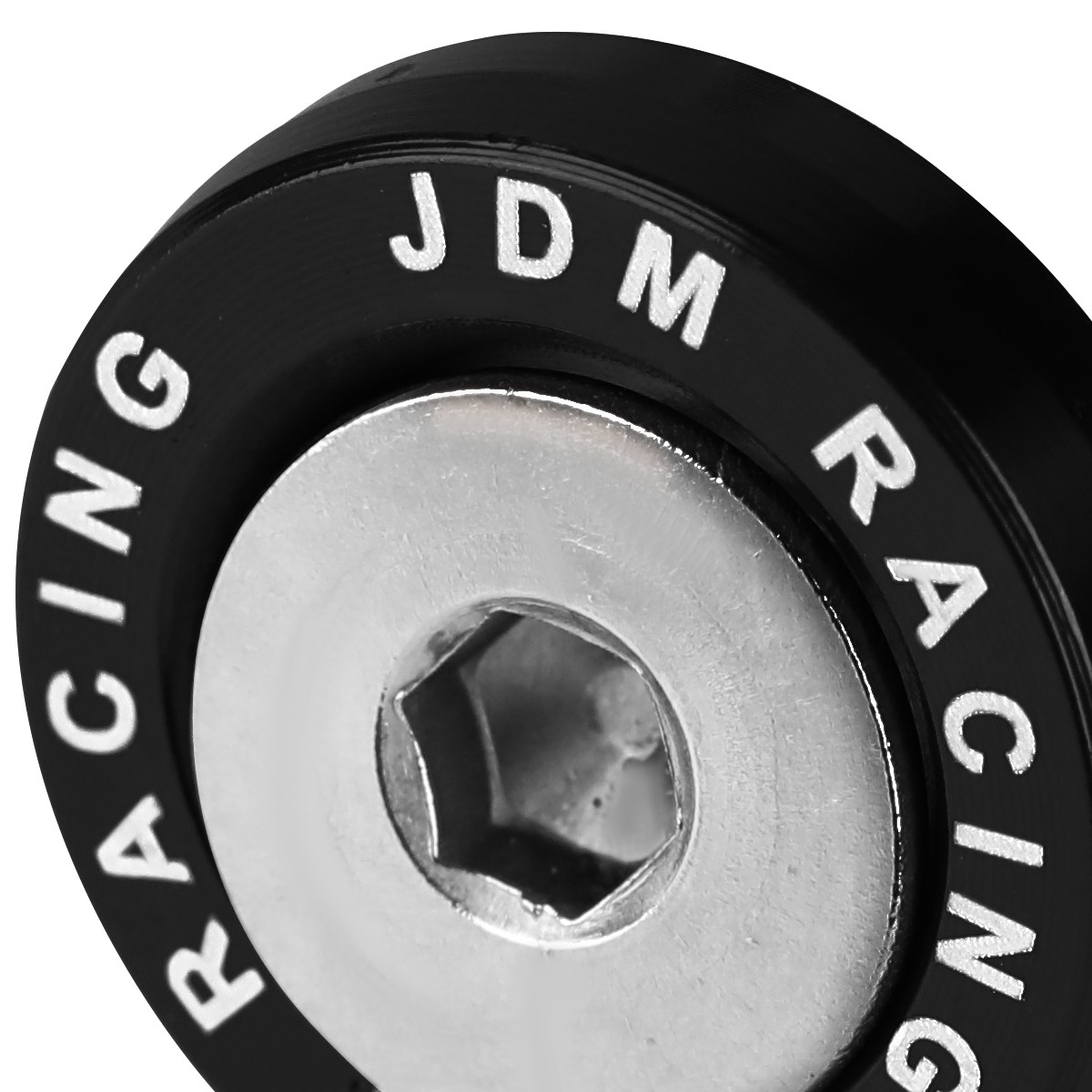 20PCS UNIVERSAL M6 X 1.0 BLACK ALUMINUM FENDER WASHERS BOLTS DRESS UP KIT 20MM