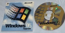 Genuine Microsoft Windows 95 Upgrade CD-ROM Disc with original key-code