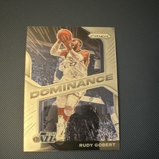 Panini Prizm 2020-21 Rudy Gobert Dominance Utah Jazz #22 Basketball Card