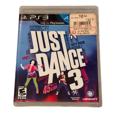 Just Dance 3 PlayStation 3 PS3 Case and Disc - Tested and Working