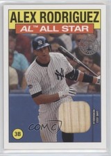 2021 Topps 1986 Topps All-Star Baseball Relics Alex Rodriguez #86ASRAR 4r3
