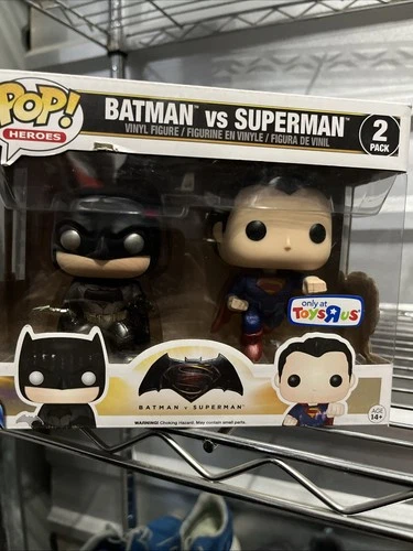 Funko Pop! Vinyl: DC Universe - Batman vs. Superman (Metallic) 2 Pack (TRU) -...