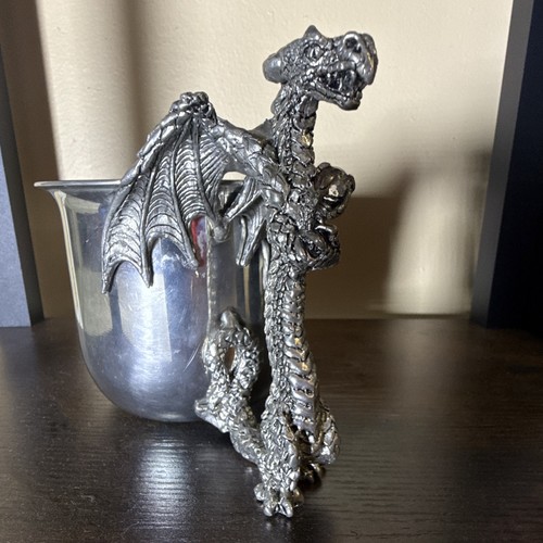 Fellowship Foundry 1989 Pewter Dragon Fantasy Collectable Cup
