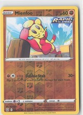 Mienfoo 076/163 Common Battle Styles Pokemon Reverse Holo Near Mint