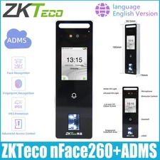 Zkteco nFace260 ADMS TCP/IP Face Facial Recognition Door Access Control System