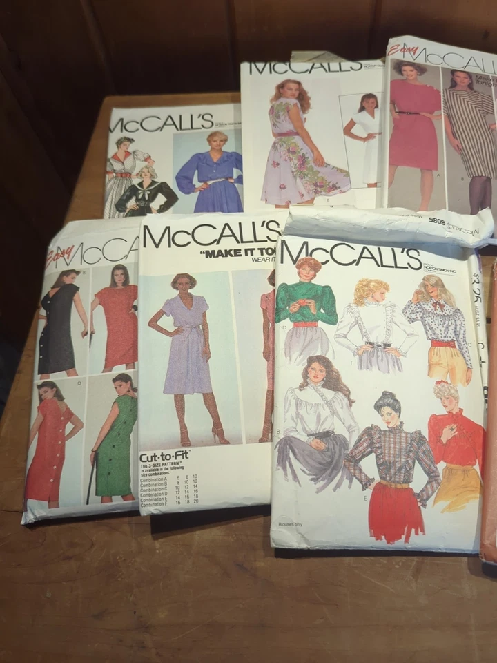 HUGE Lot of 20 CUT Vintage Sewing Patterns Simplicity and McCalls - Image 2 of 4