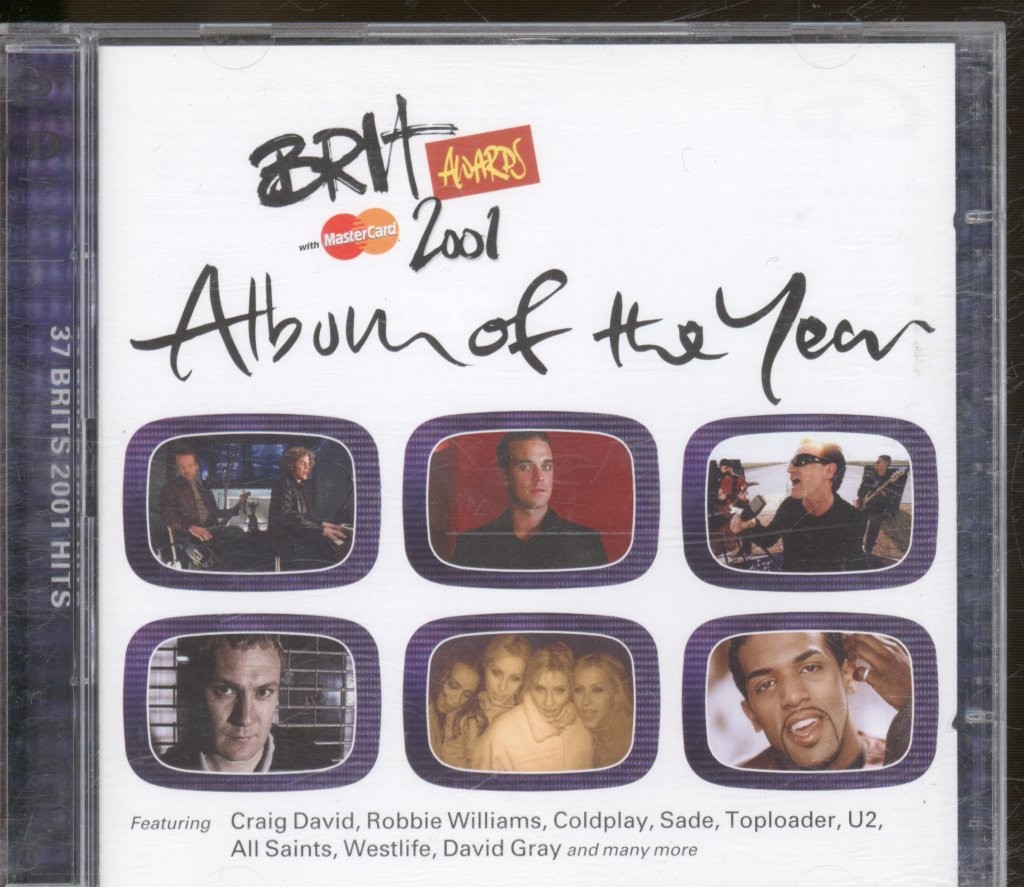 Various Artists Brit Awards 2001 double CD UK Columbia 2001 compilation CD