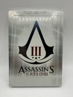 Assassins creed 3 Xbox 360 Steel Book Case Brand New Factory Sealed Very Good