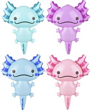 HAPPY DEALS  Axolotl Inflates  Set of 4  24 inch  Inflatable Pool Toys an...