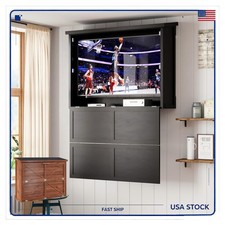 55 Wood Outdoor TV Enclosure Wall Mount TV Bo...