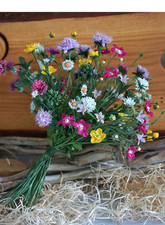 künstlicher Wiesenblumenstrauß 35cm Kunstblumenstrauß 