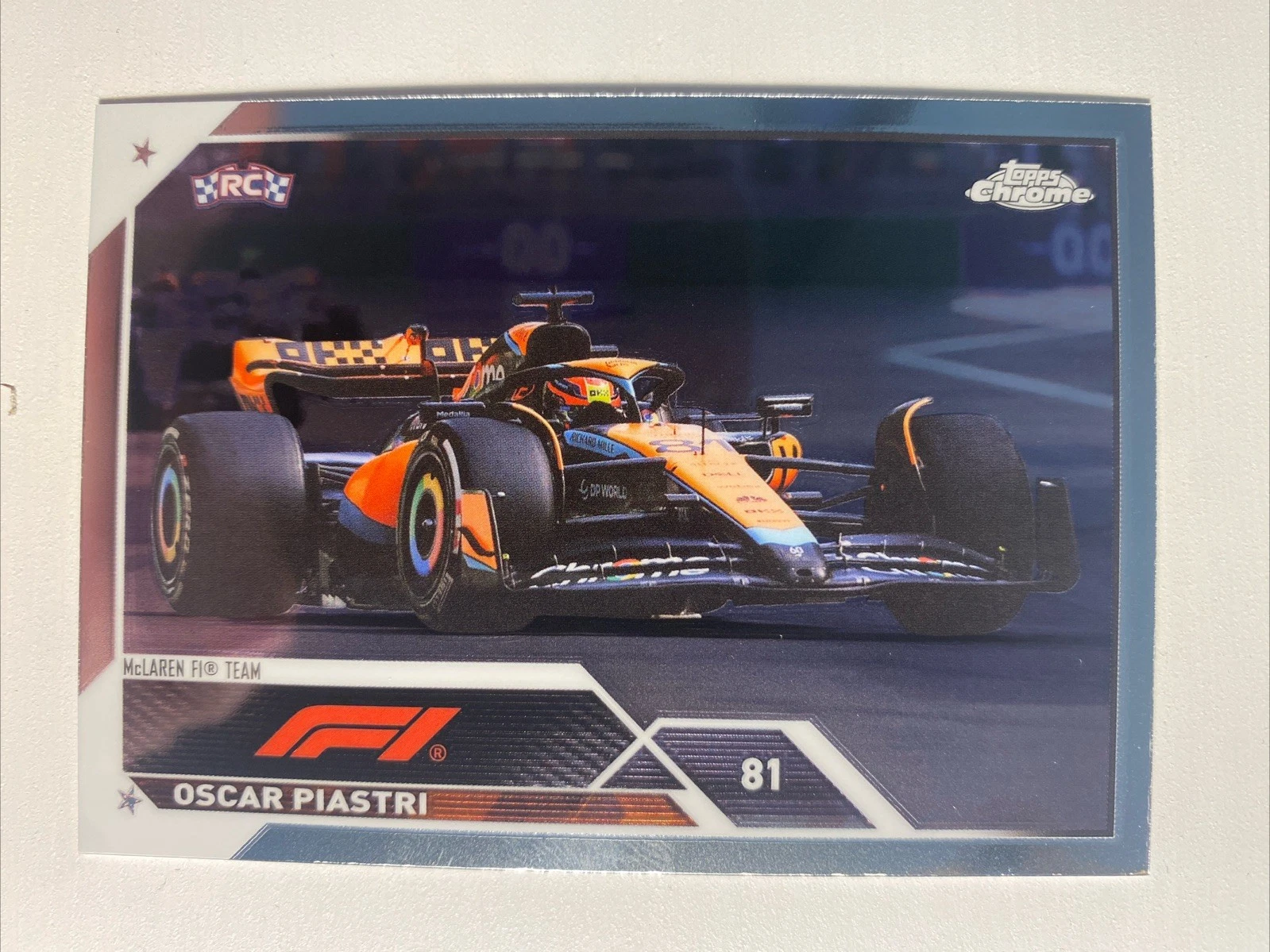 Oscar Piastri trading card