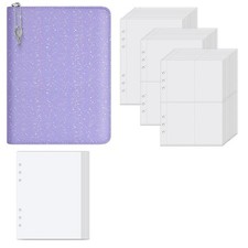 Sticker Organizer Binder Sticker Binder Sticker Storage Book Purpler P3N91266