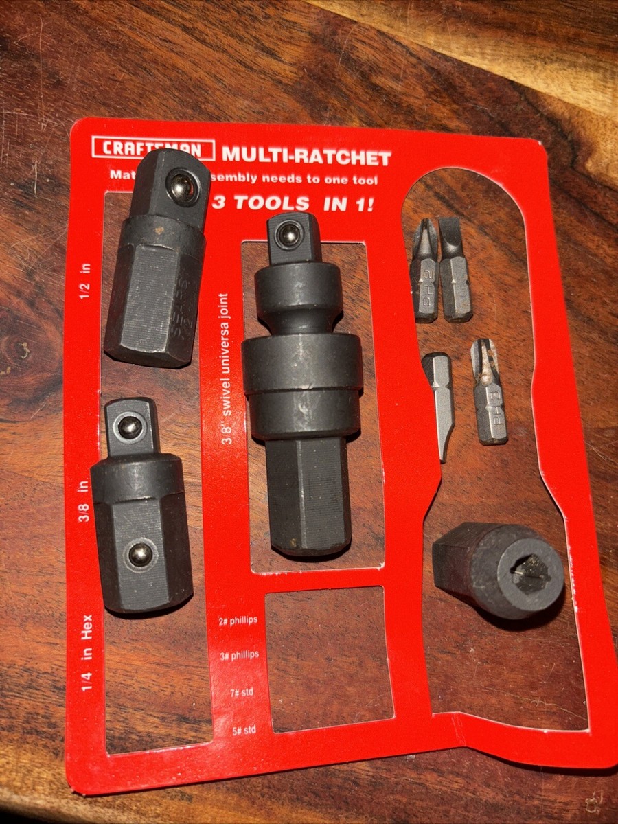 Rare Craftsman 875-19900 Multi-Ratchet Wrench w/ 1/2