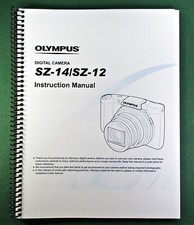 Olympus SZ-14 SZ-12 Instruction Manual: 80 Pages  Protective Covers 