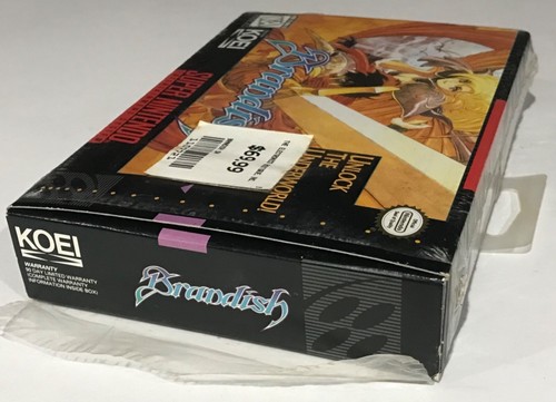 Brandish Super Nintendo SNES CIB 100% Complete Near Mint - Picture 7 of 9