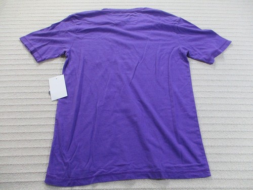 Johnnie O Mens Shirt Small Purple Crew Neck T Shirt Pocket Solid Classic Cotton - Bild 5 von 10