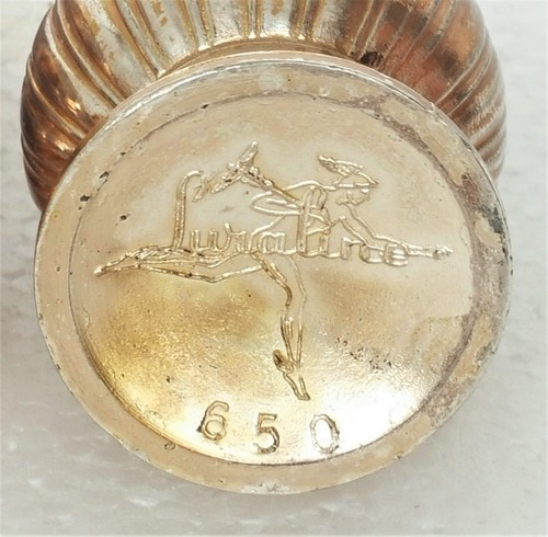 Vintage Salt & Pepper Shakers Luraline 650 Silver Plate Bronze/Gold Tone Finish - Picture 8 of 8