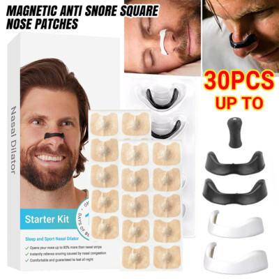 Magnetischer Anti Schnarchen Nasenclip Stoppt Schnarchen Besser Schlafhilfe Schnarchen Abnehmen Streifen