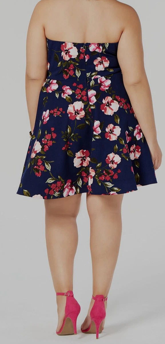 B darlin fit deals and flare dress