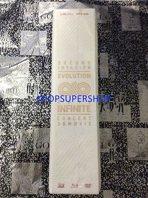 INFINITE 2012 Concert Second Invasion Evolution 3D Movie Blu-Ray