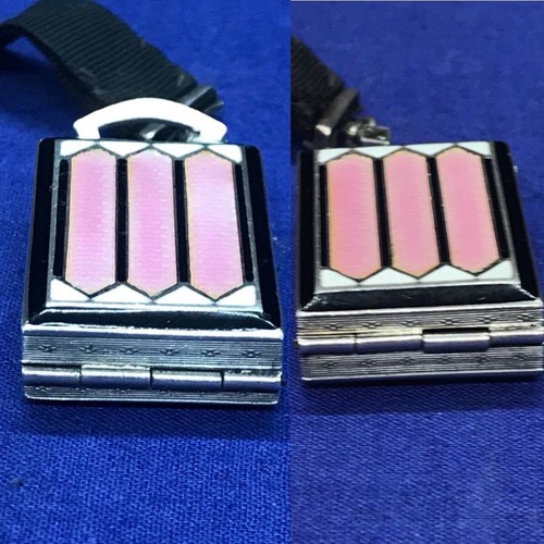 Antique Enamel Solid SILVER Pendant Ovida Watch C Bucherer Ribbon Albert Ce 1930 - Picture 22 of 24