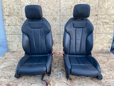 Front Leather Sport Seat Set Leftright Black 46k 18-20 Audi A5 B9 Sportback Front Leather Sport Seat Set Leftright Black 46k 18-20 Audi A5 B9 Sportback
